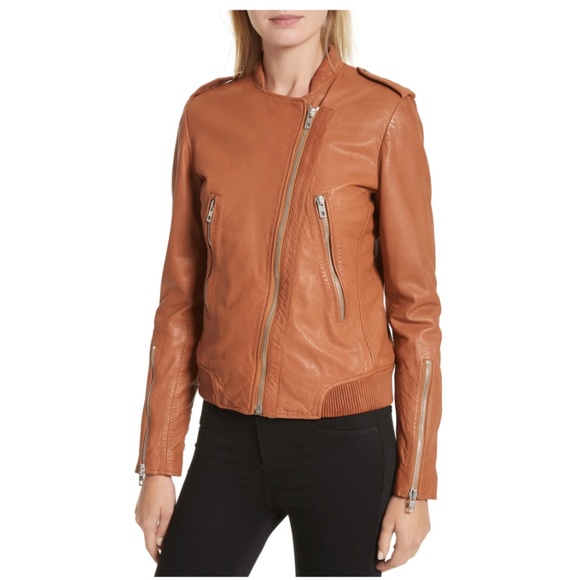 NWT $1295 RAG & BONE Lyon Leather Jacket in size 2 - Picture 7 of 11